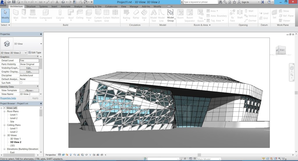 มาลองปั้น Beethoven Concert Hall  (Zaha Hadid) โดยใช้ Parametric ใน Revit&nbsp;กัน