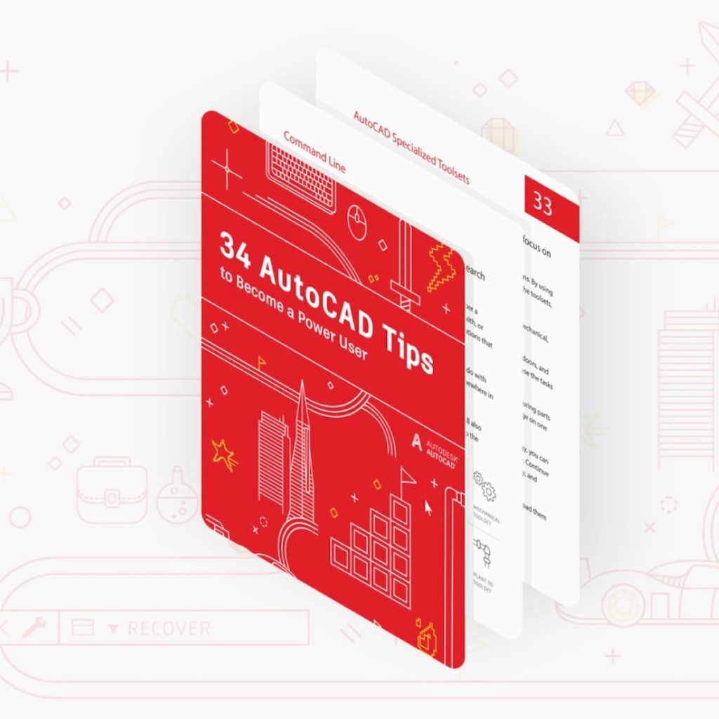 Autodesk ใจดี ให้โหลดหนังสือฟรี “34 AutoCAD&nbsp;Tips”