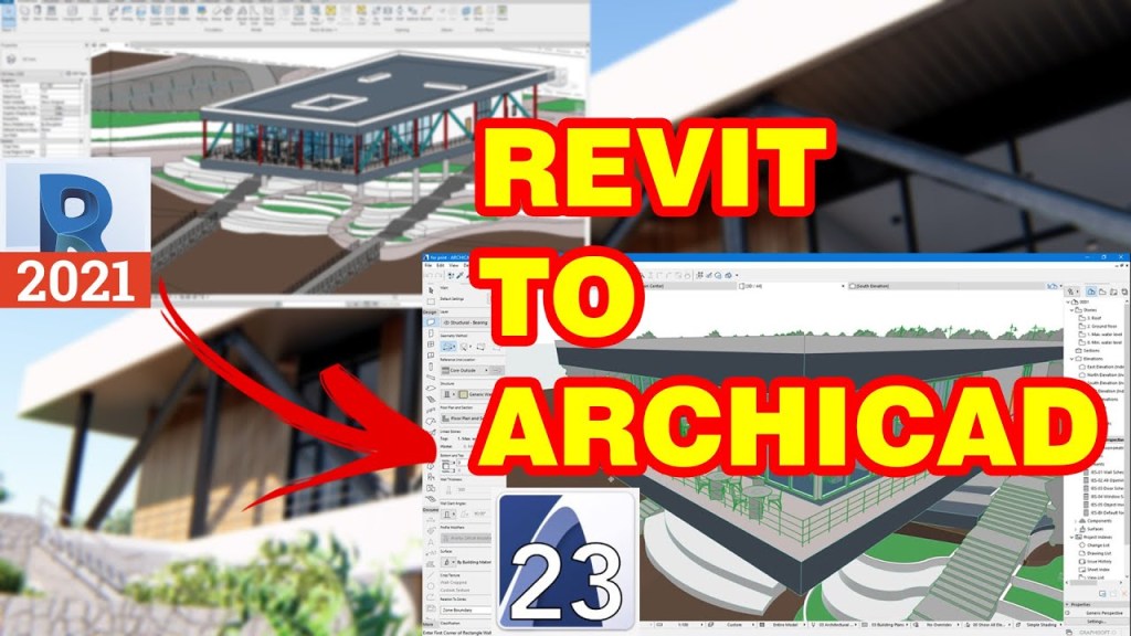 วิธีเปิดไฟล์ Revit ใน&nbsp;ArchiCAD