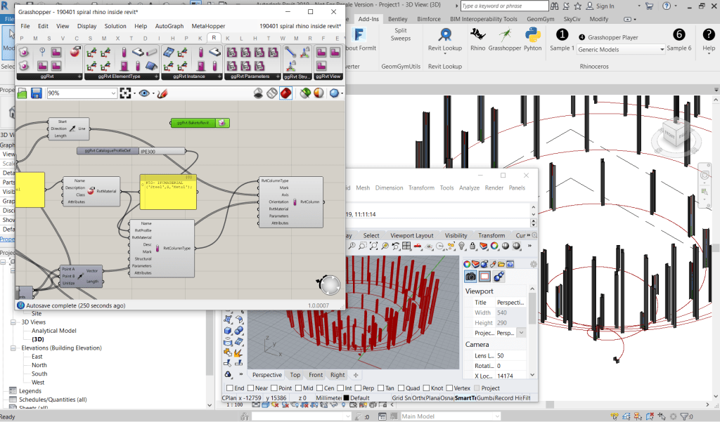 Plug-In Rhino สำหรับ Revit โดย&nbsp;GeometryGym