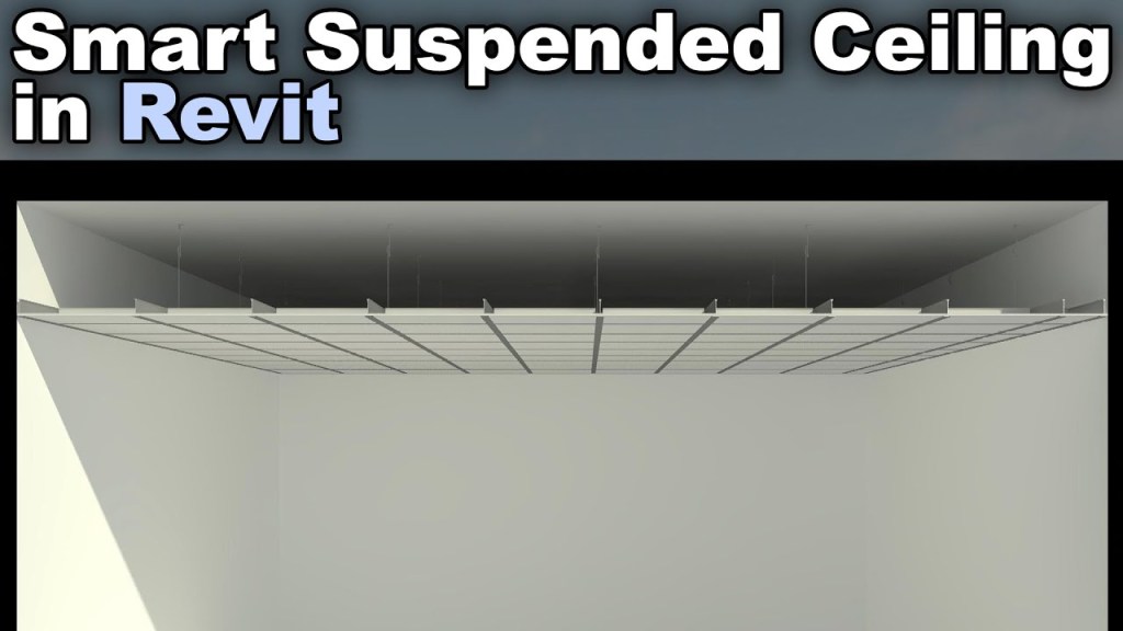 วิธีเขียนแผ่นฝ้า + โครงฝ้าใน&nbsp;Revit