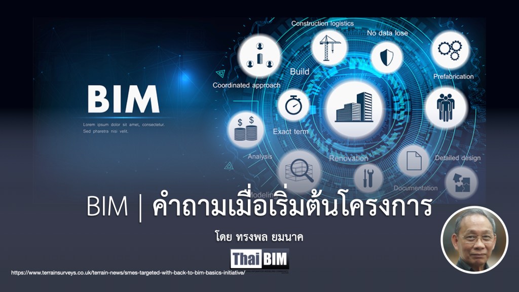 BIM | คำถามเมื่อเริ่มต้นโครงการ