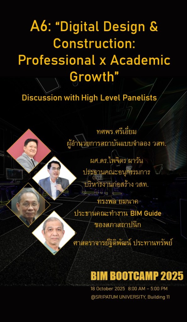 A6 : Digital Design & Construction:
Professional x Academic Growth